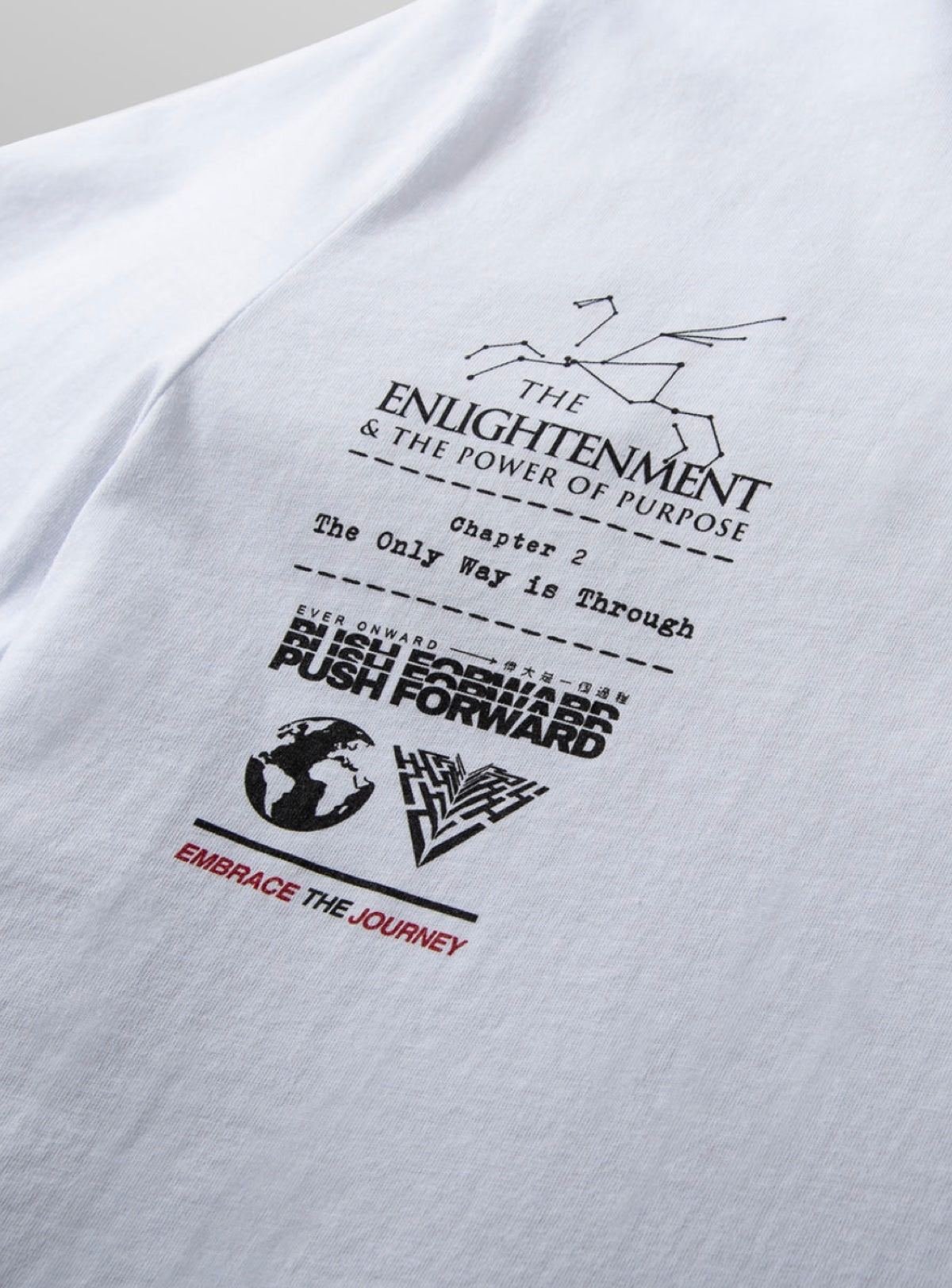 Paper Plane T-Shirt - Enlightened - White - 200169