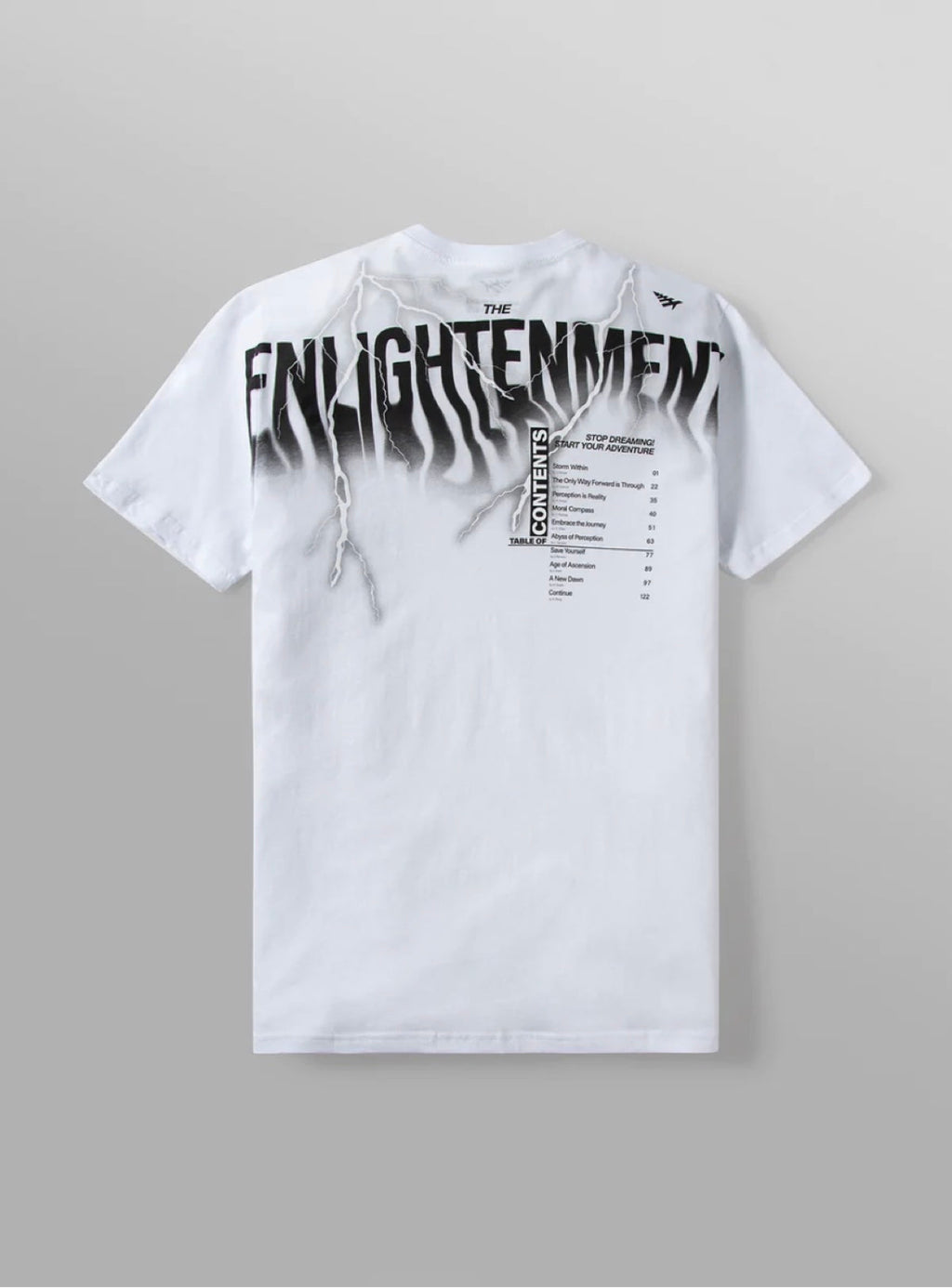 Paper Plane T-Shirt - Enlightened - White - 200169