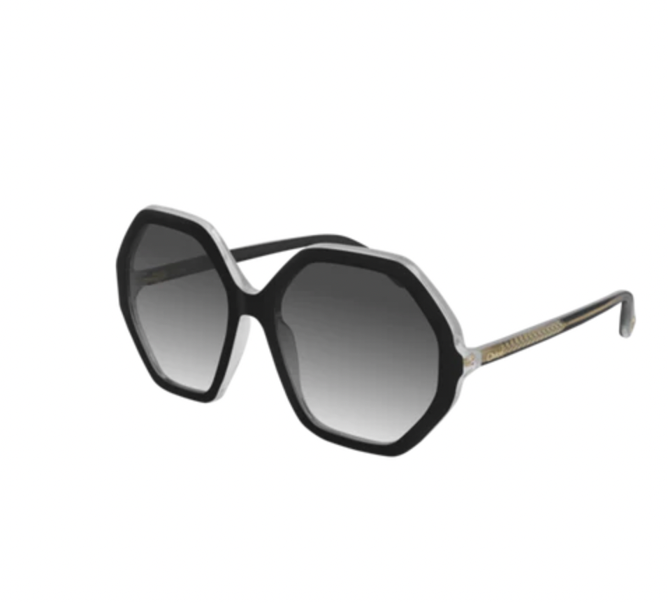 Chloe Glasses - Iconic Exagonal - Black - CH0008S - 005
