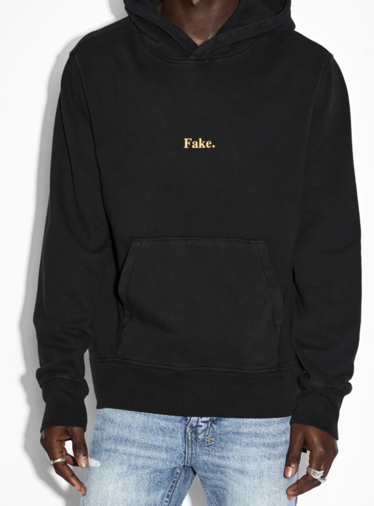 Ksubi Hoodie - Fake Kash - Black Orange - MPS23FL015