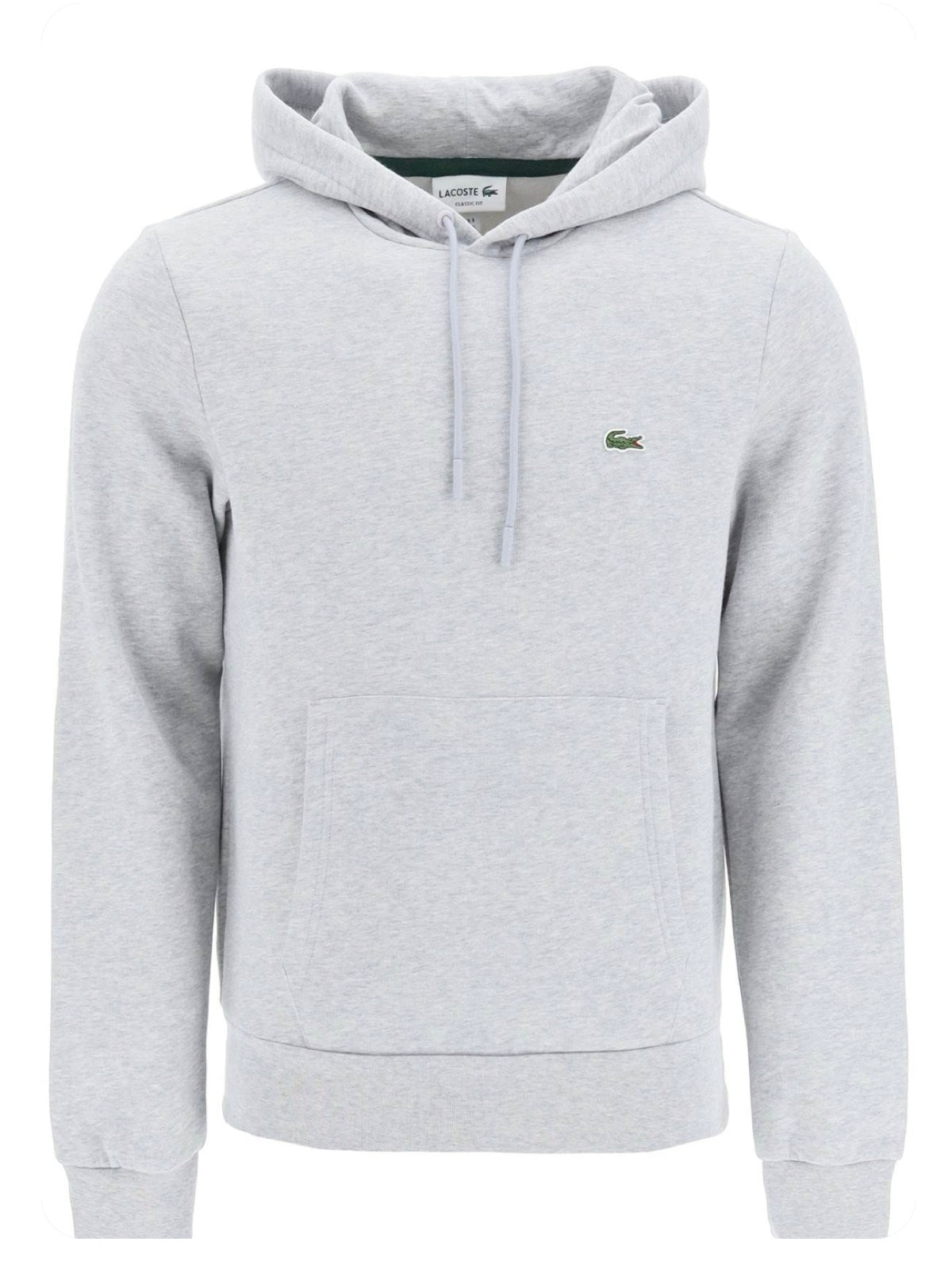Lacoste Hoodie - Cotton Classic - Silver Chine - SH9623 51 CCA