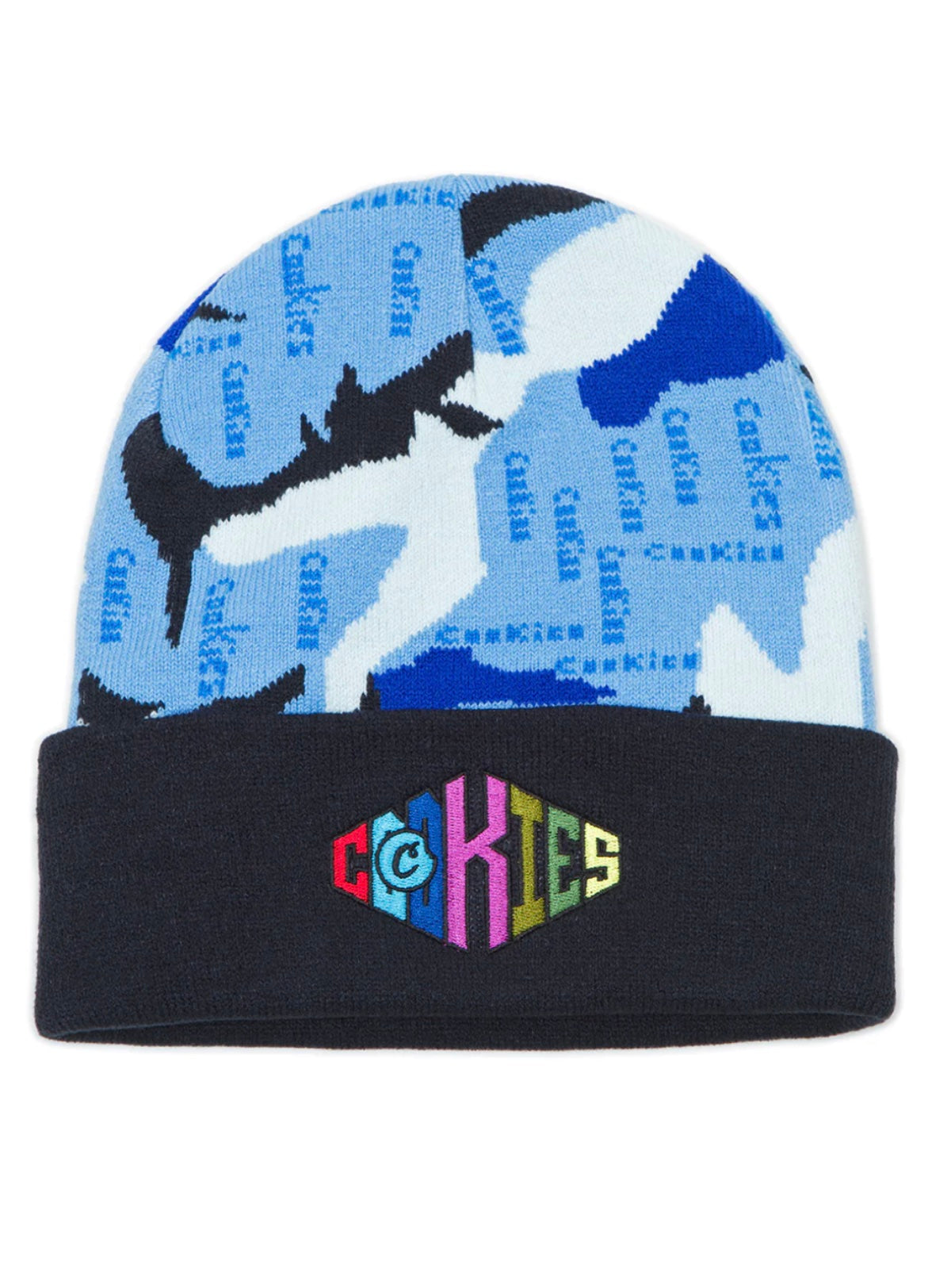 Cookies Beanie - Across The Board - Blue - 1562X6509