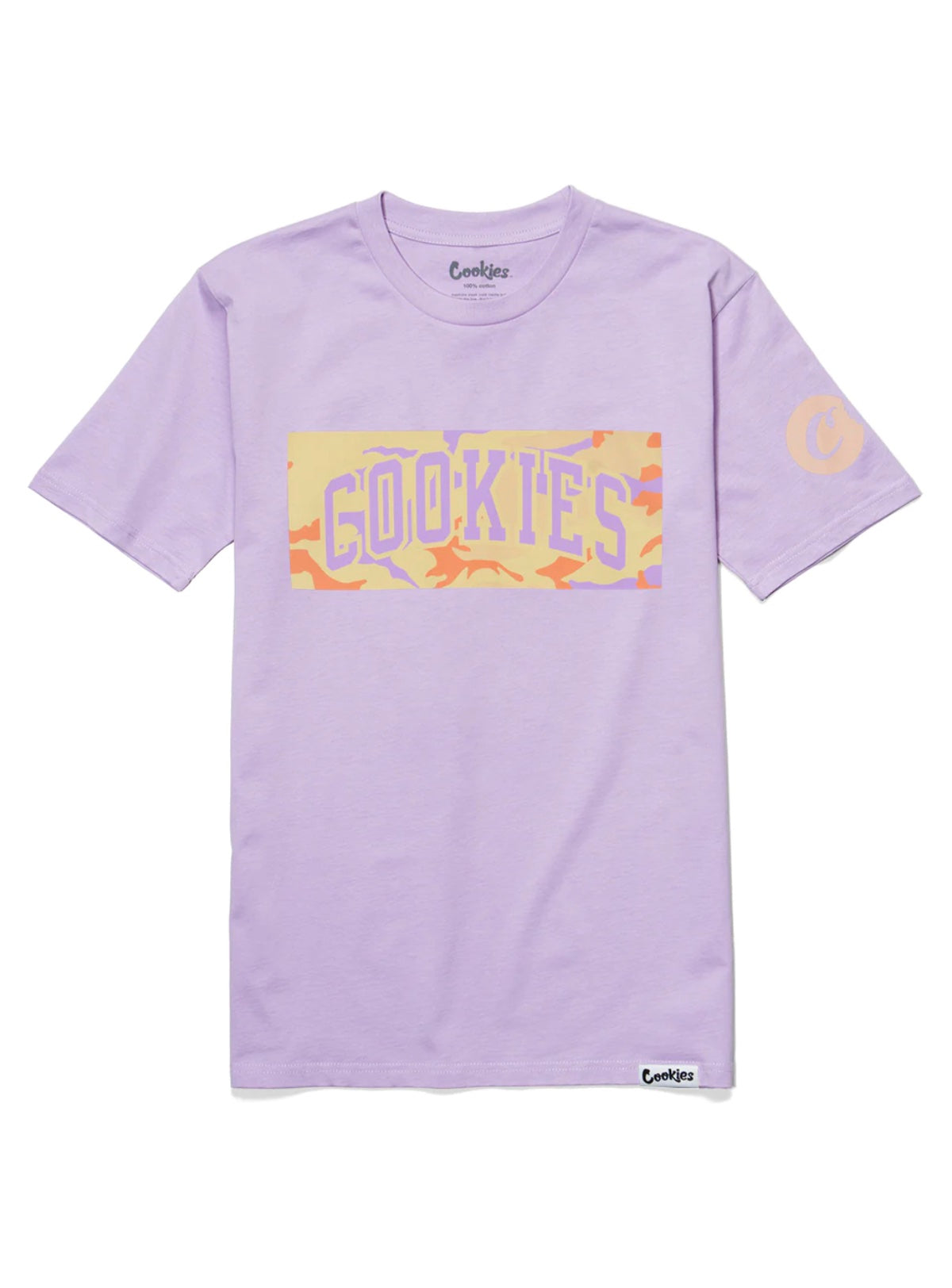 Cookies T-Shirt - Fresh Air Cookies Logo - Lavender - 1565T6788