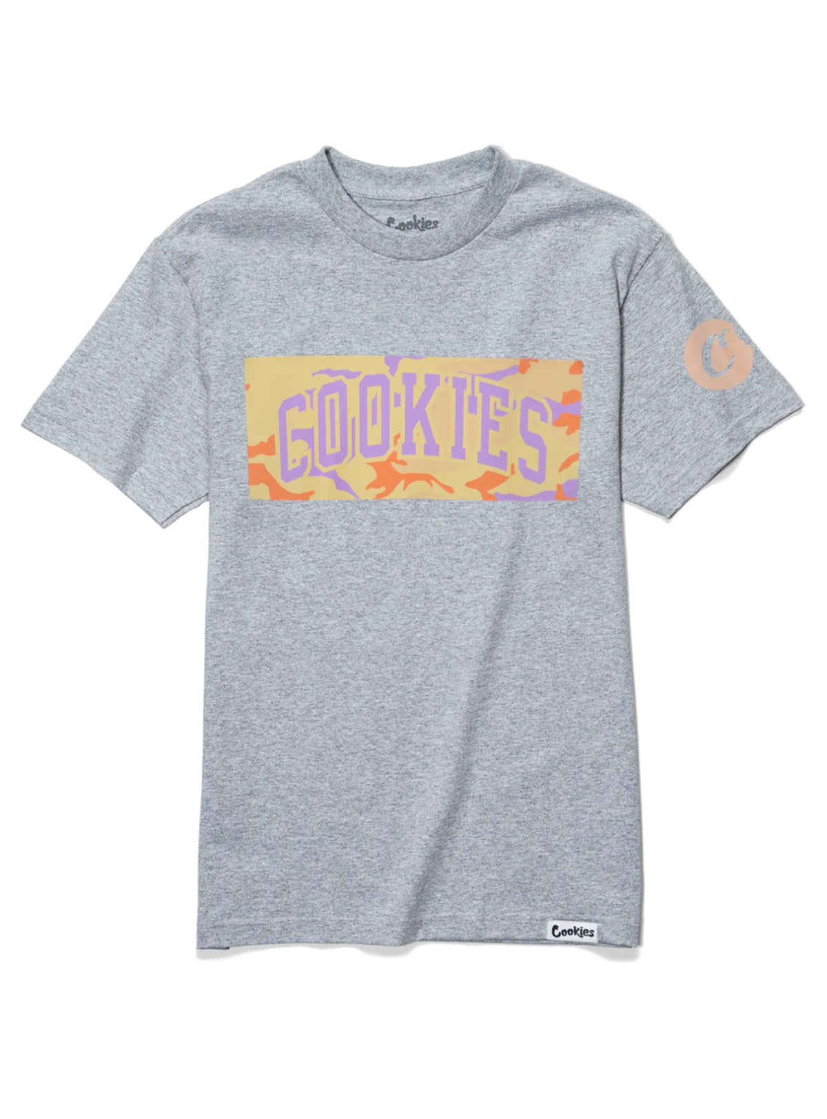 Cookies T-Shirt - Fresh Air Cookies Logo - Heather Grey - 1565T6788