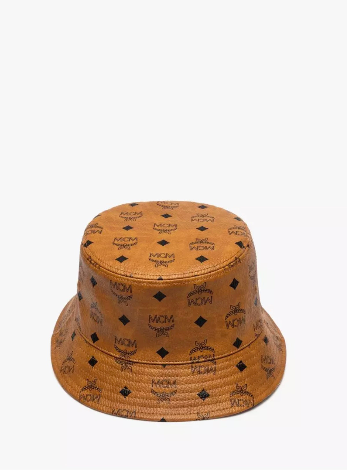 MCM Hat - Classic Bucket - Cognac - MEHDSMM14CO058