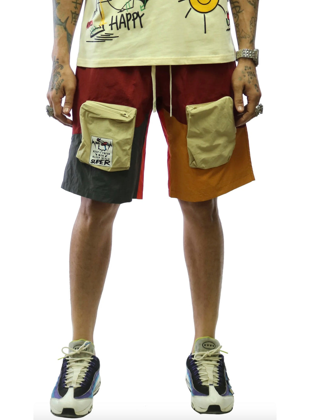 Kleep Nylon Shorts - Conte - Multi - KSP2020S