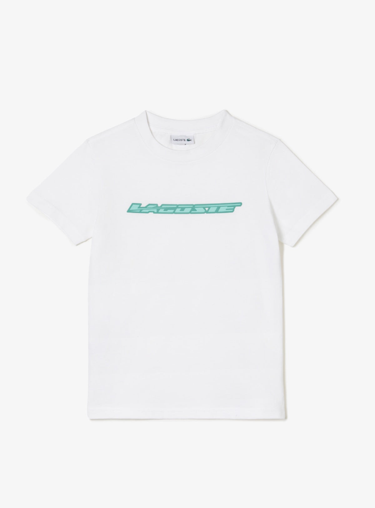 Lacoste Kids T-Shirt - Line Logo - White - TJ5302 51 001