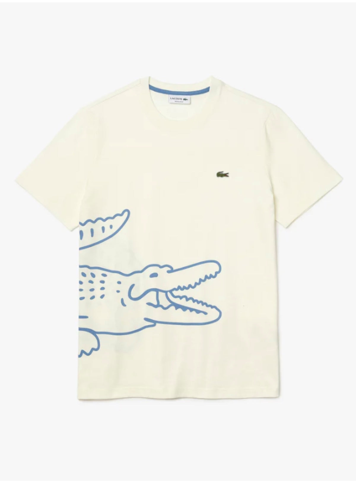 Lacoste T-Shirt - Big Croc - White - TH0458 51 70V