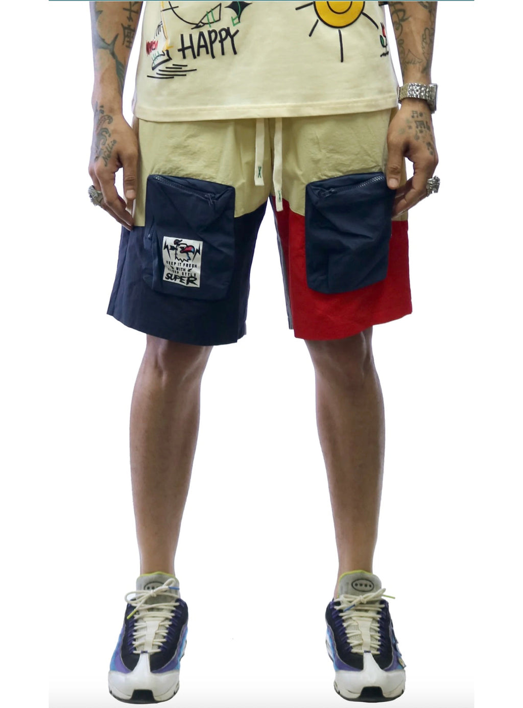 Kleep Nylon Shorts - Torri - Multi - KSP2020S