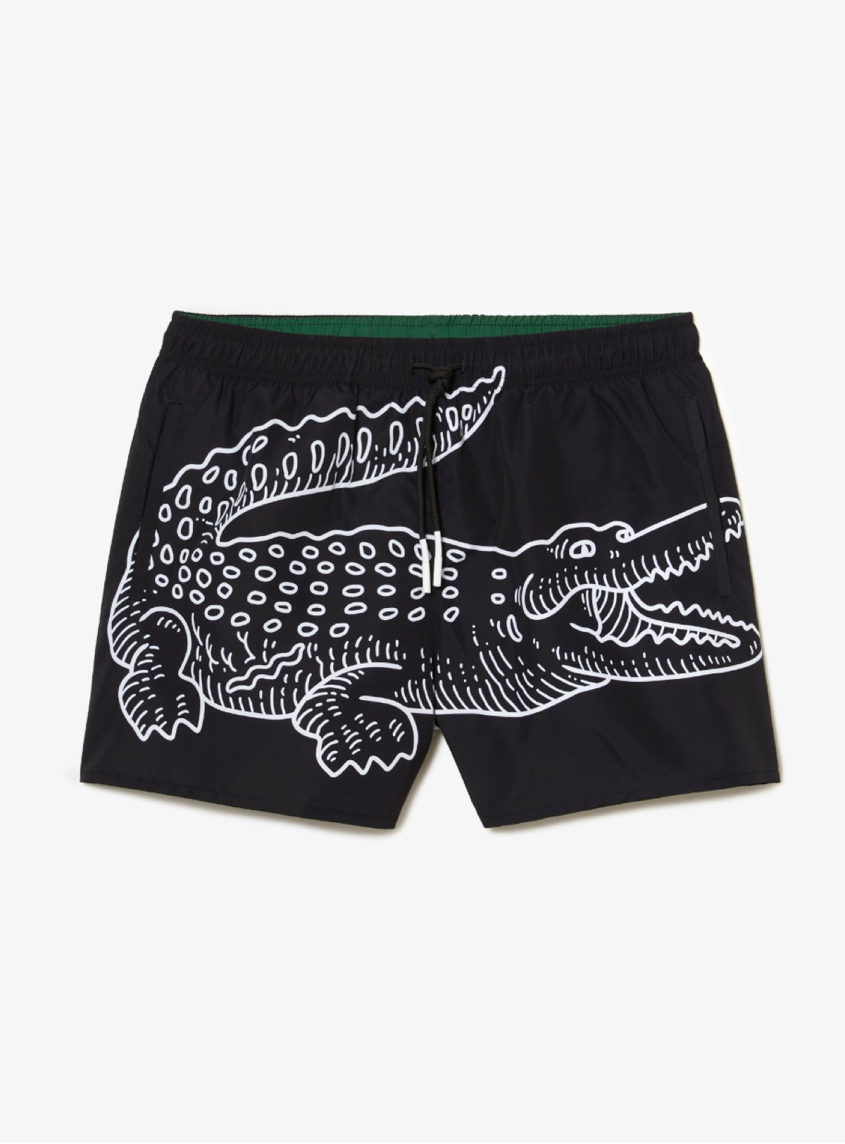 Lacoste Swim Trunks - 80's Crocodile - Black-031 - MH5660 51 964