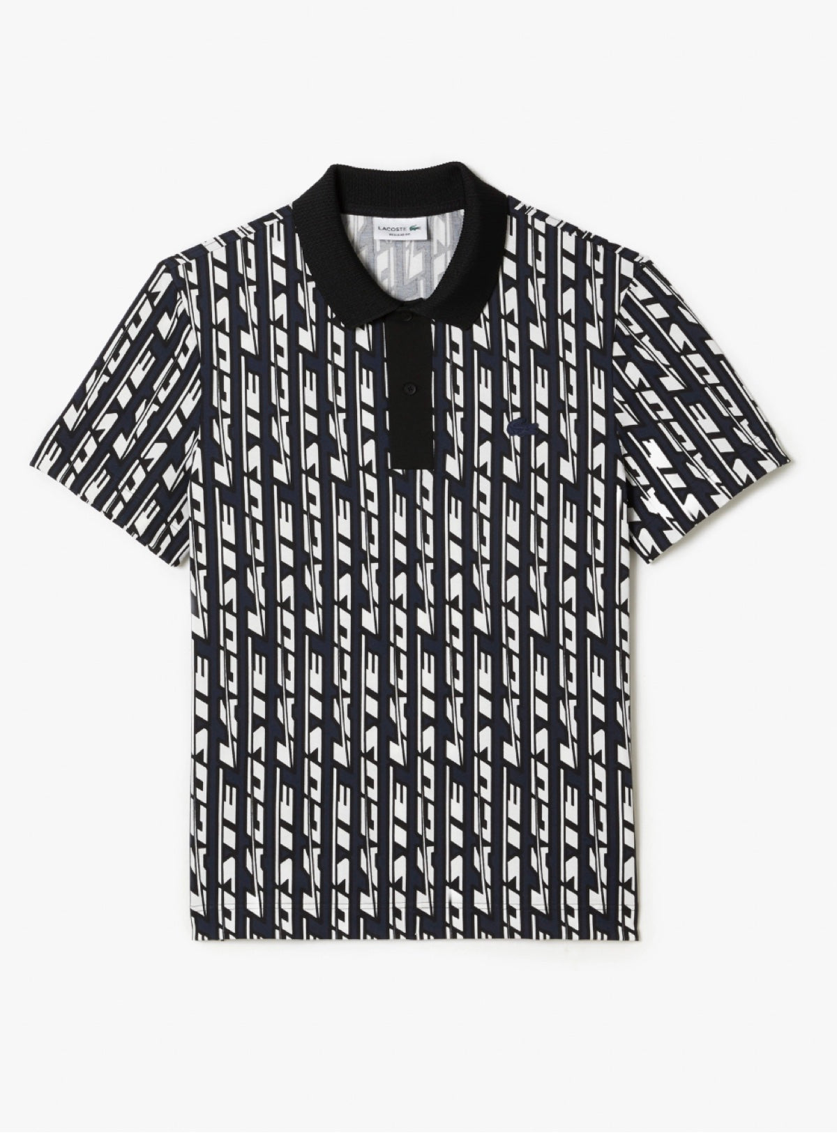 Lacoste T-Shirt - Movement Two-Tone Printed - Blue-KXE And White-70V - PH5655 51 9YT