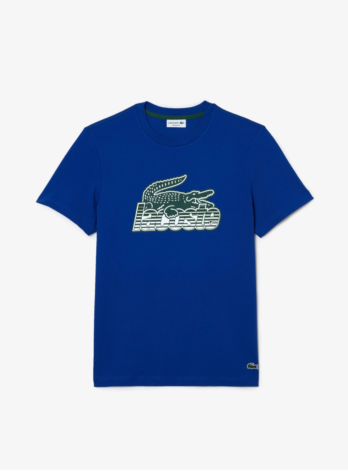 Lacoste T-Shirt - Ombré Striped Logo - Blue-JQ0 - TH5070 51 JQ0