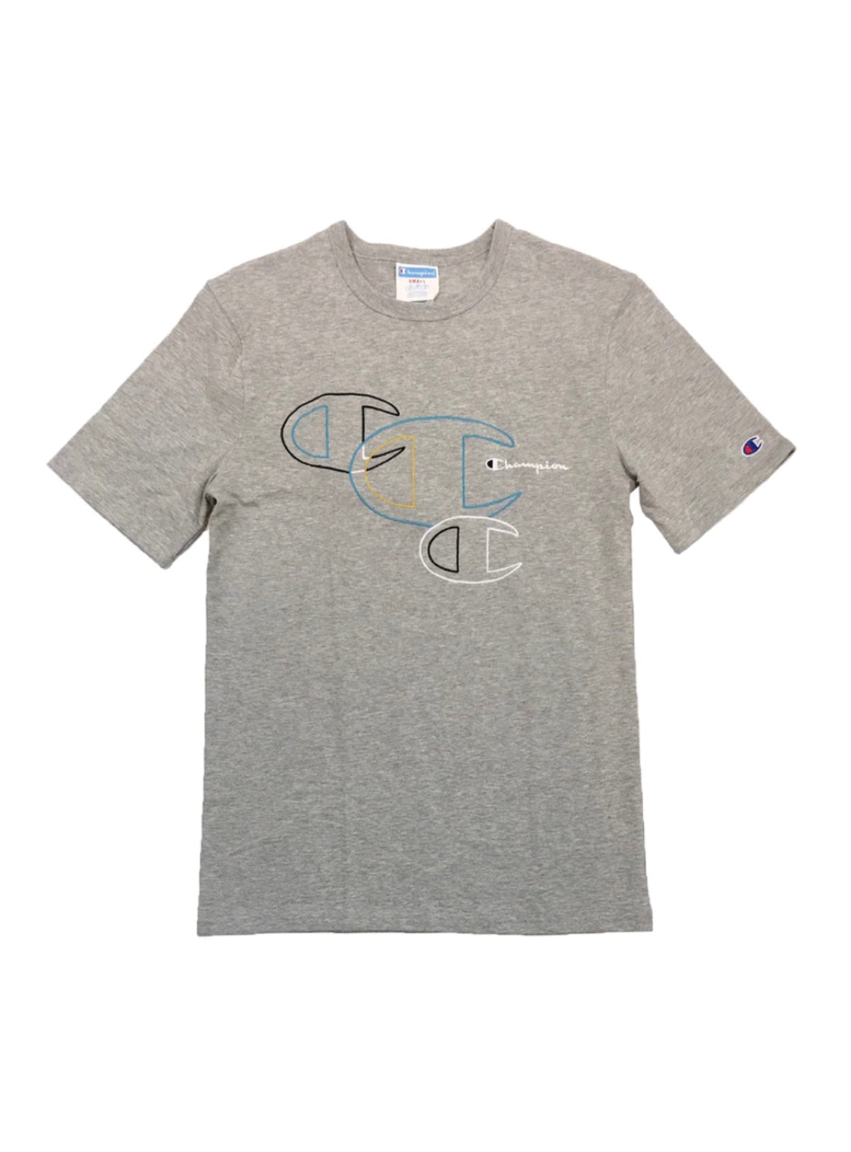 Champion T-Shirt - Heritage Multi Logo - Grey