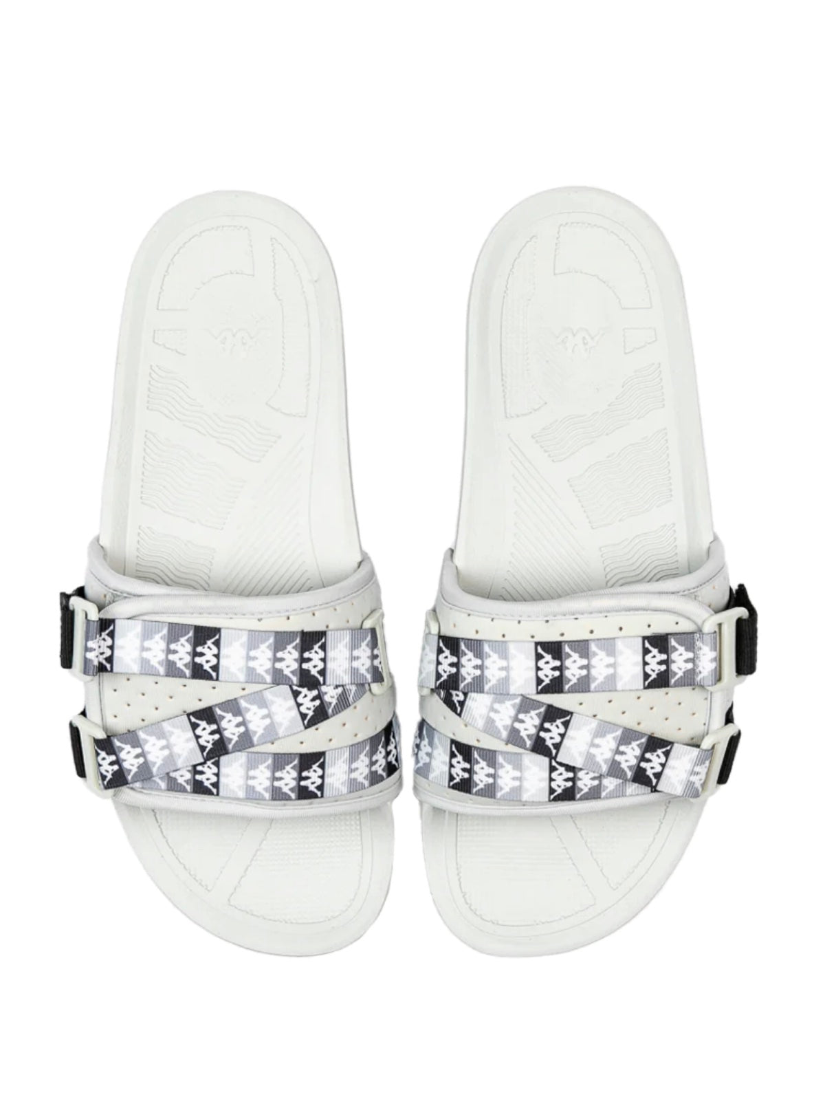 Kappa Slides - Authentic Luria 2 - Grey Foggy, Grey Mirage And Black - 371M5VW