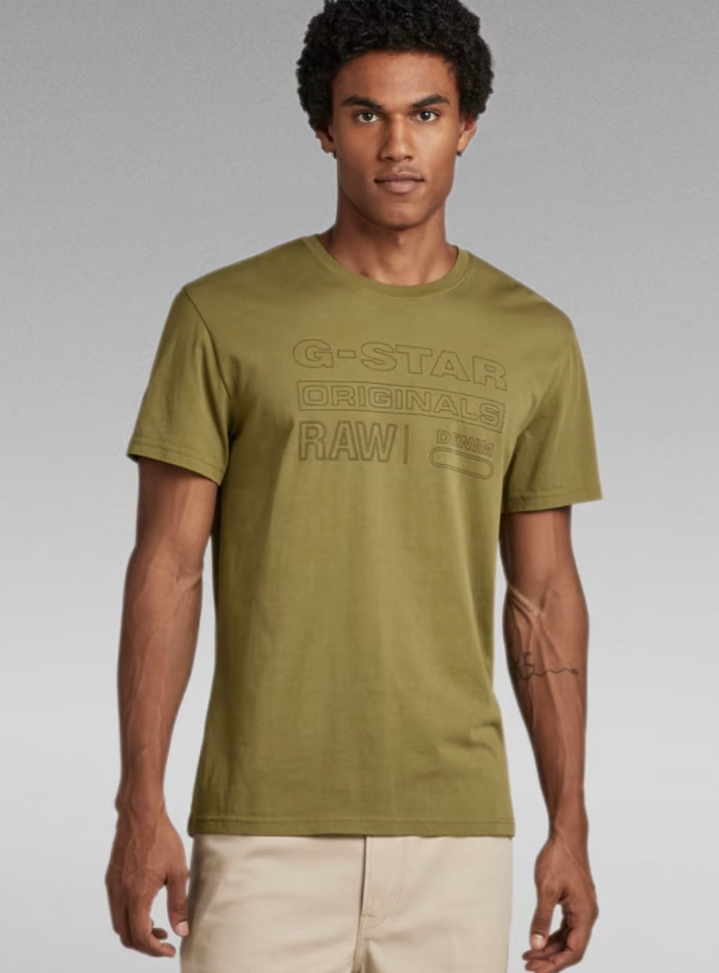 G-Star T-Shirt - RAW Originals - Smoke Olive - D22775