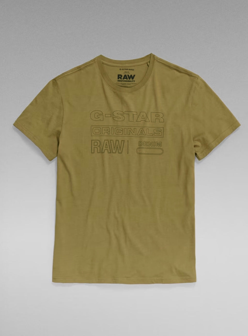 G-Star T-Shirt - RAW Originals - Smoke Olive - D22775