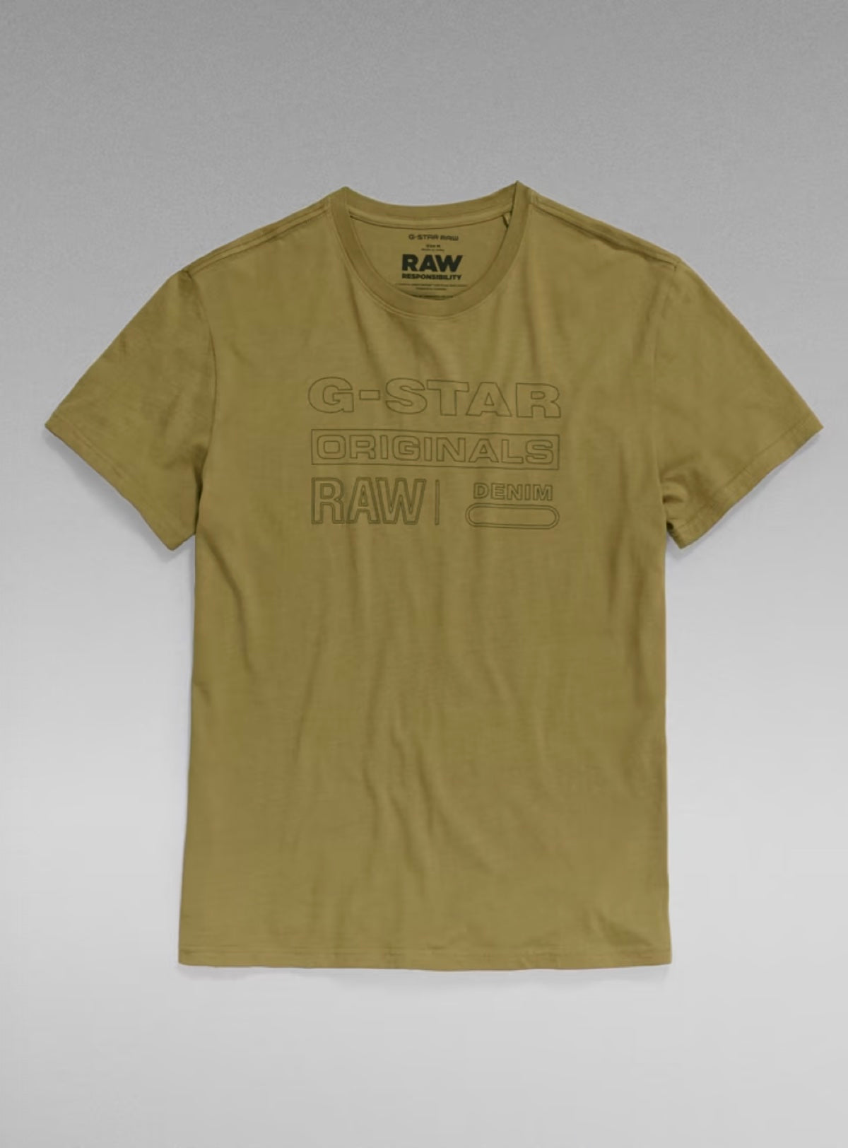 G-Star T-Shirt - RAW Originals - Smoke Olive - D22775