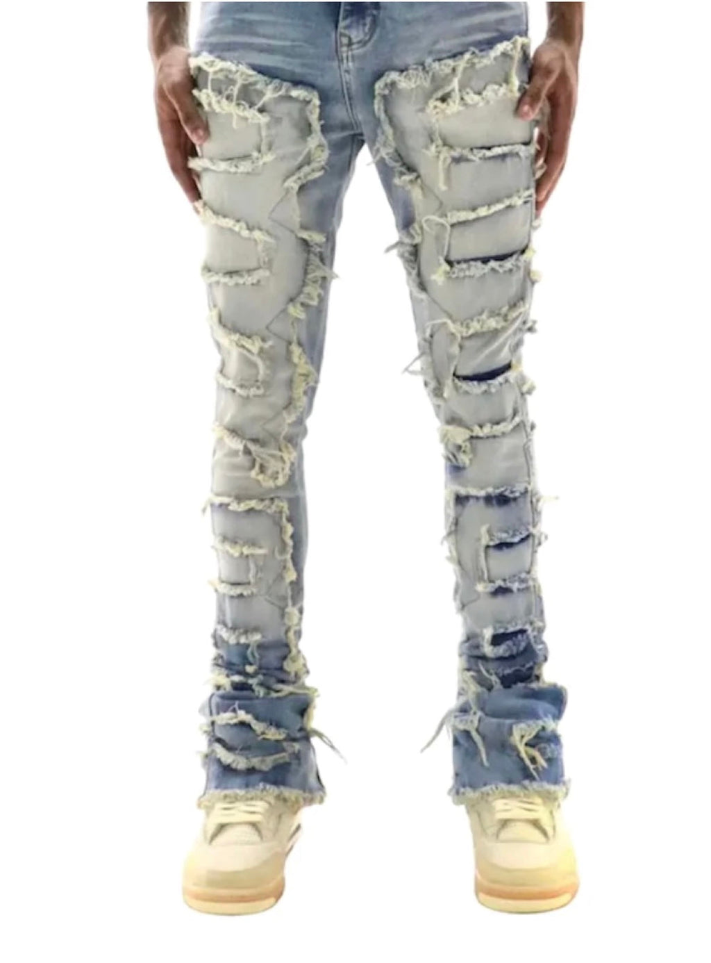 Focus Jeans - Distressed Super Stacked - Vintage - 3445C