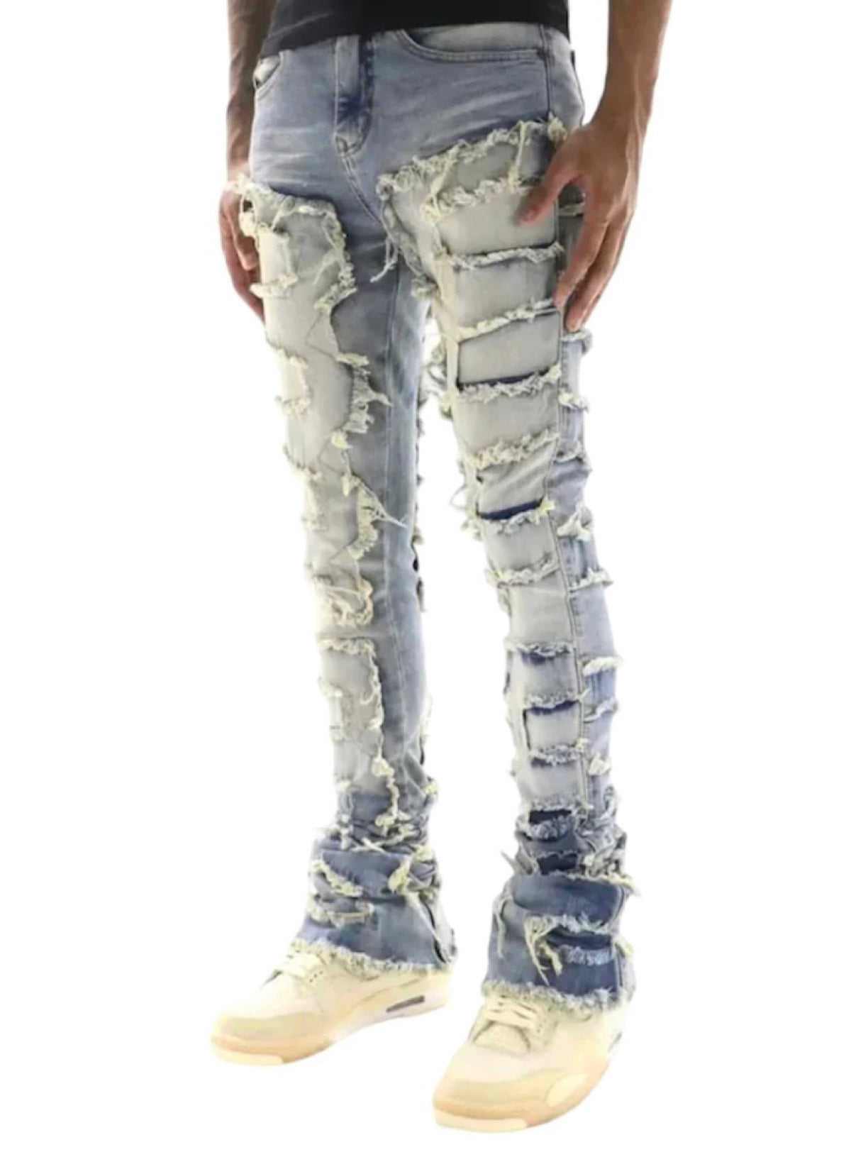 Focus Jeans - Distressed Super Stacked - Vintage - 3445C