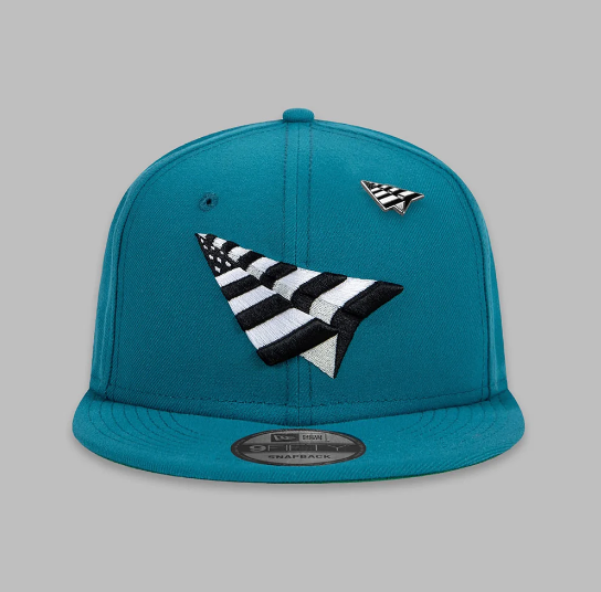 Paper Plane Hat -9Fifty Teal - 101238