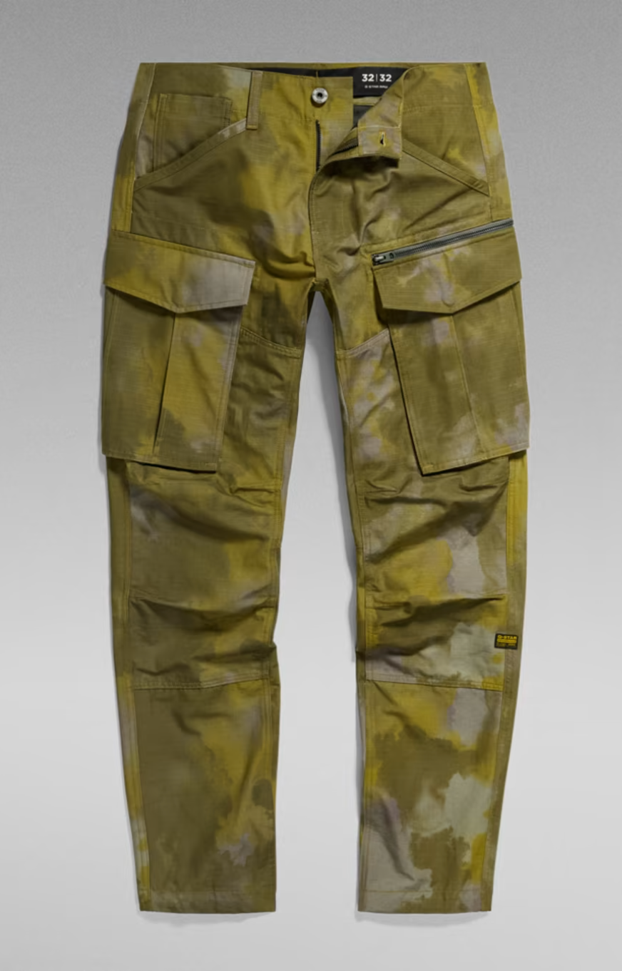 G-Star Jeans - Rovic Zip 3D Regular Tapered - Tobacco Blurry Camo - D02190