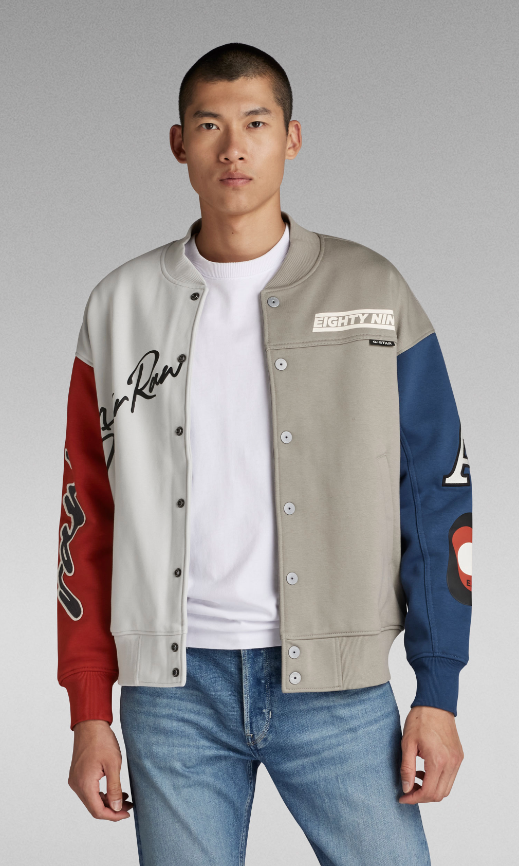 G-Star Jacket - Varsity Bomber - Elephant Skin Multicolored Block - D23814