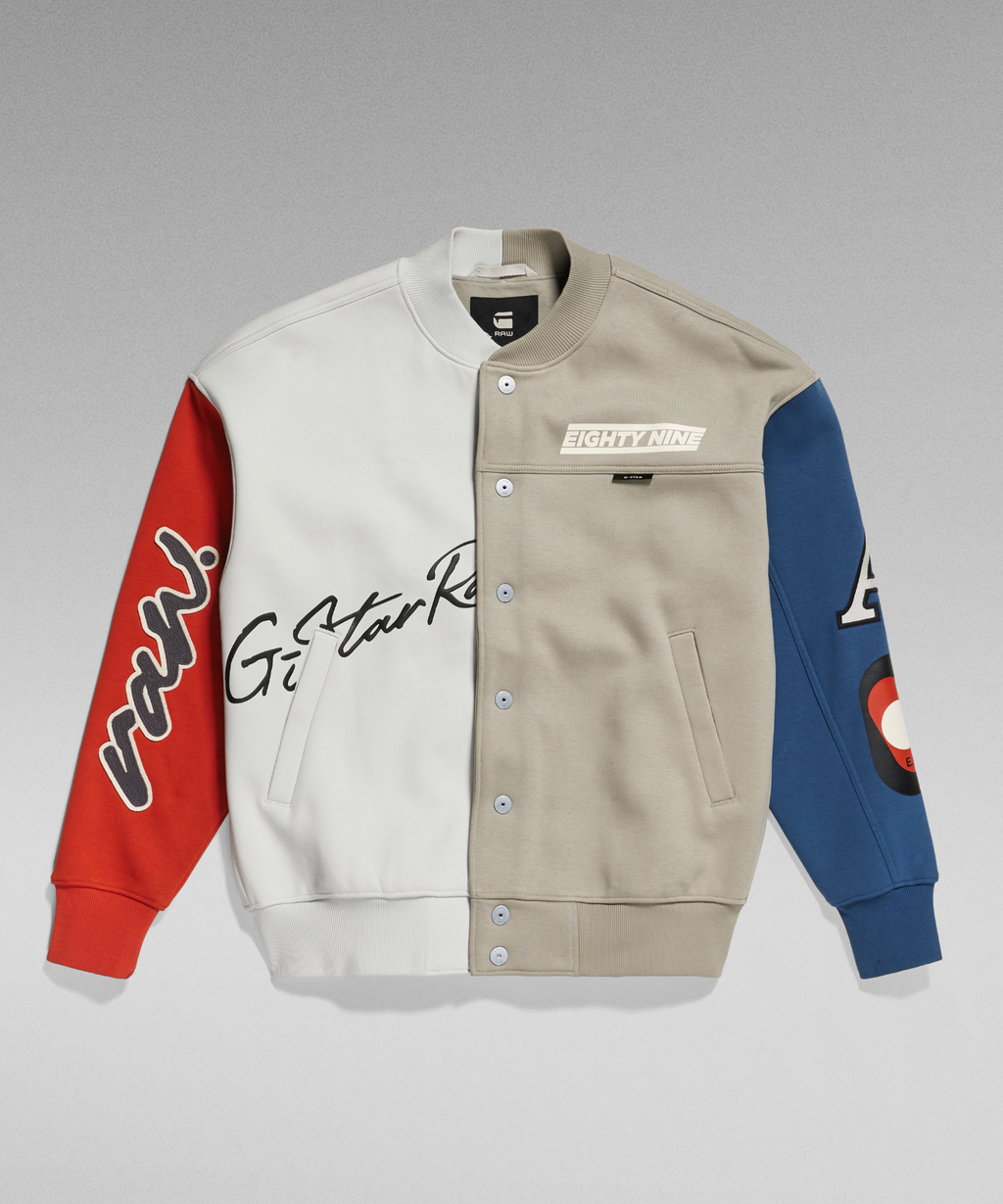 G-Star Jacket - Varsity Bomber - Elephant Skin Multicolored Block - D23814