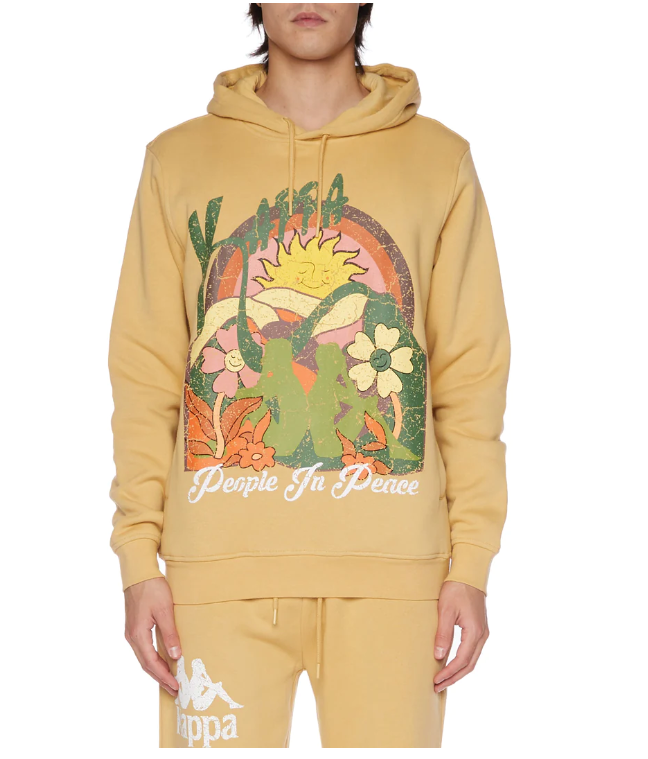 Kappa Hoodie - Authentic Archer- Beige Camel- W69 - 321N32W