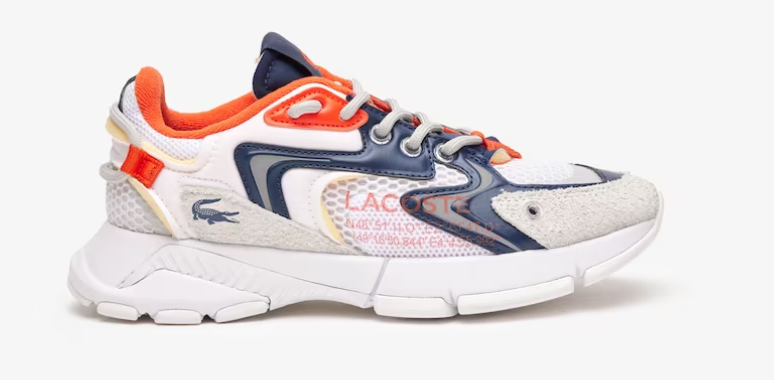 Lacoste Shoes - L003- WHITE ORANGE - NEO 223
