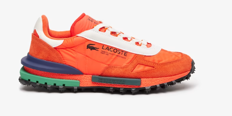 Lacoste Shoes - ELITE -ORANGE DARK GREEN - ACTIVE 223