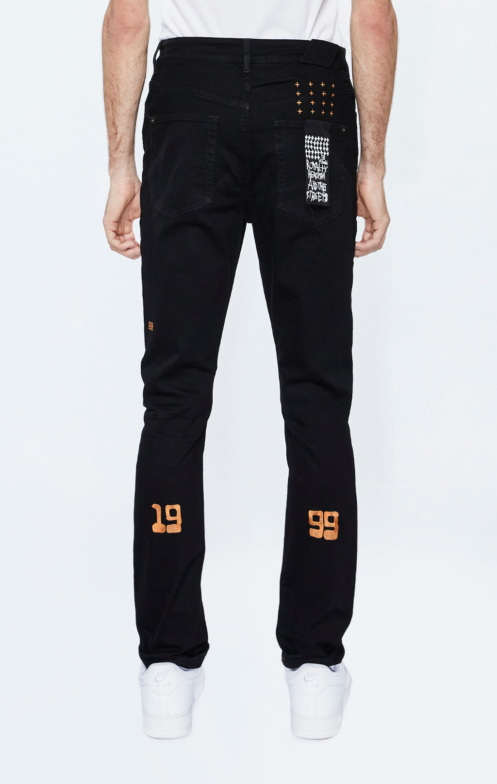 Ksubi Jeans - Chitch 1999 Orange - Black - MPS24DJ005