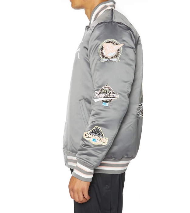 Kappa Jacket - Logo Jasper- Grey Qill - 381R3NW