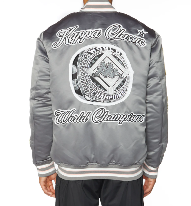 Kappa Jacket - Logo Jasper- Grey Qill - 381R3NW