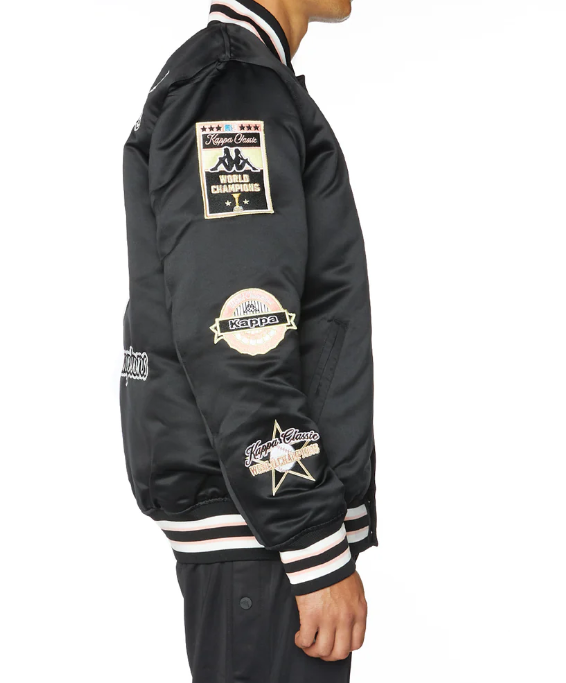 Kappa Jacket - Logo Jasper- Jet Black - 381R3NW