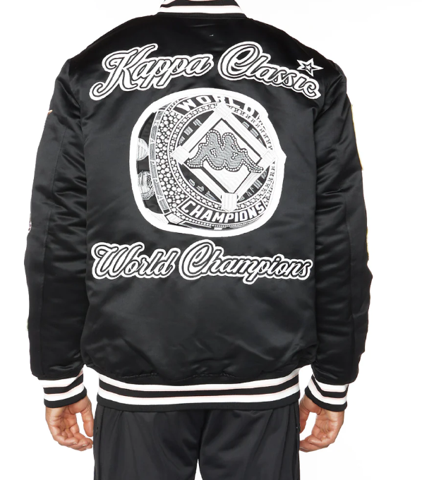 Kappa Jacket - Logo Jasper- Jet Black - 381R3NW