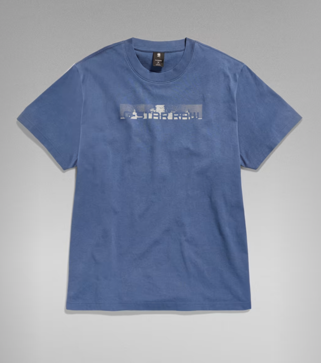 G-Star T-Shirt - Flight Deck Back - Vintage Indigo - D24425