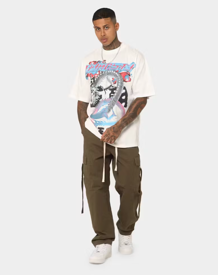 Loiter T-Shirt - Dynasty Vintage - Off White  - 02044643O007XS