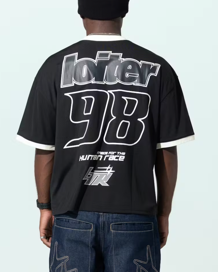 Loiter T-Shirt - Tournament Jersey  - Black - 02047511B001XS