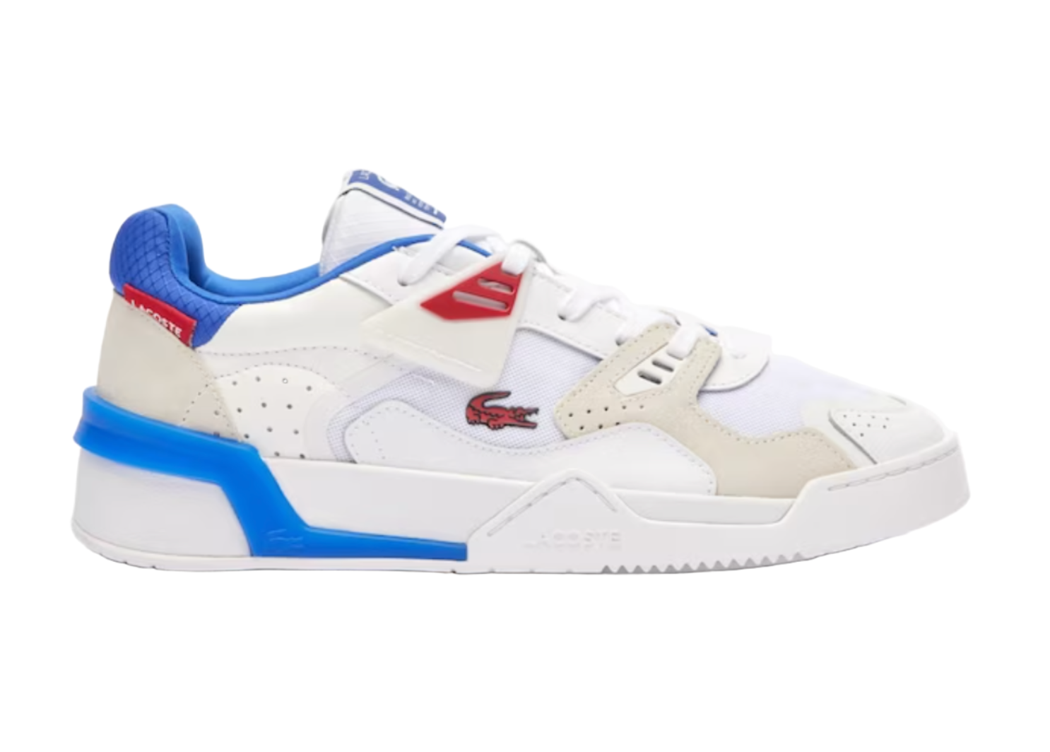 Lacoste Shoes - LT 125 - White Red Blue   - 125 124