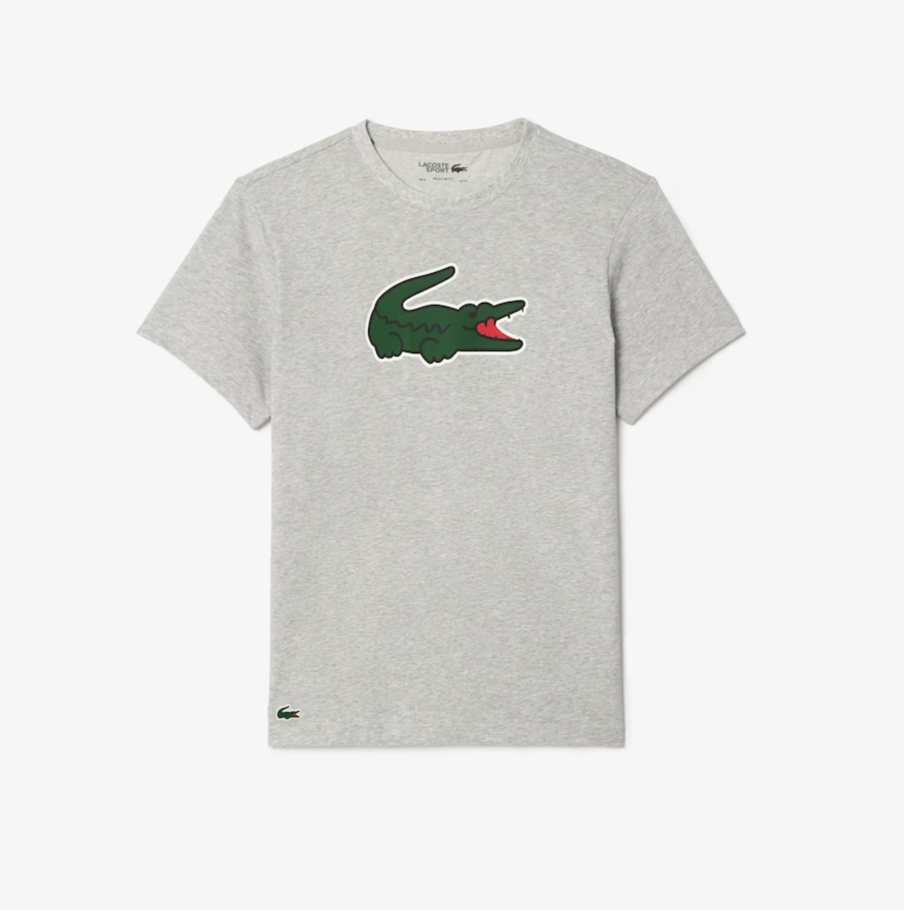 Lacoste T-Shirt - Ultra Dry XXL Logo - Grey  - TH7513-51