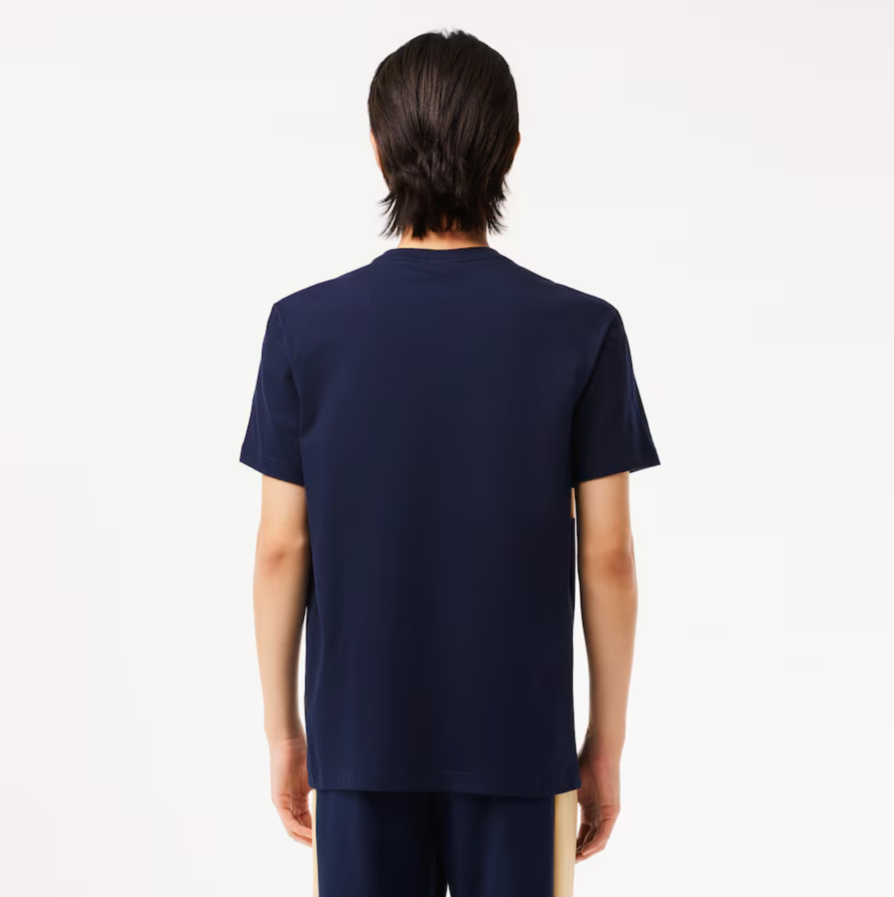 Lacoste T-Shirt - Regular Fit Colorblock Print - Navy  - TH1712-51