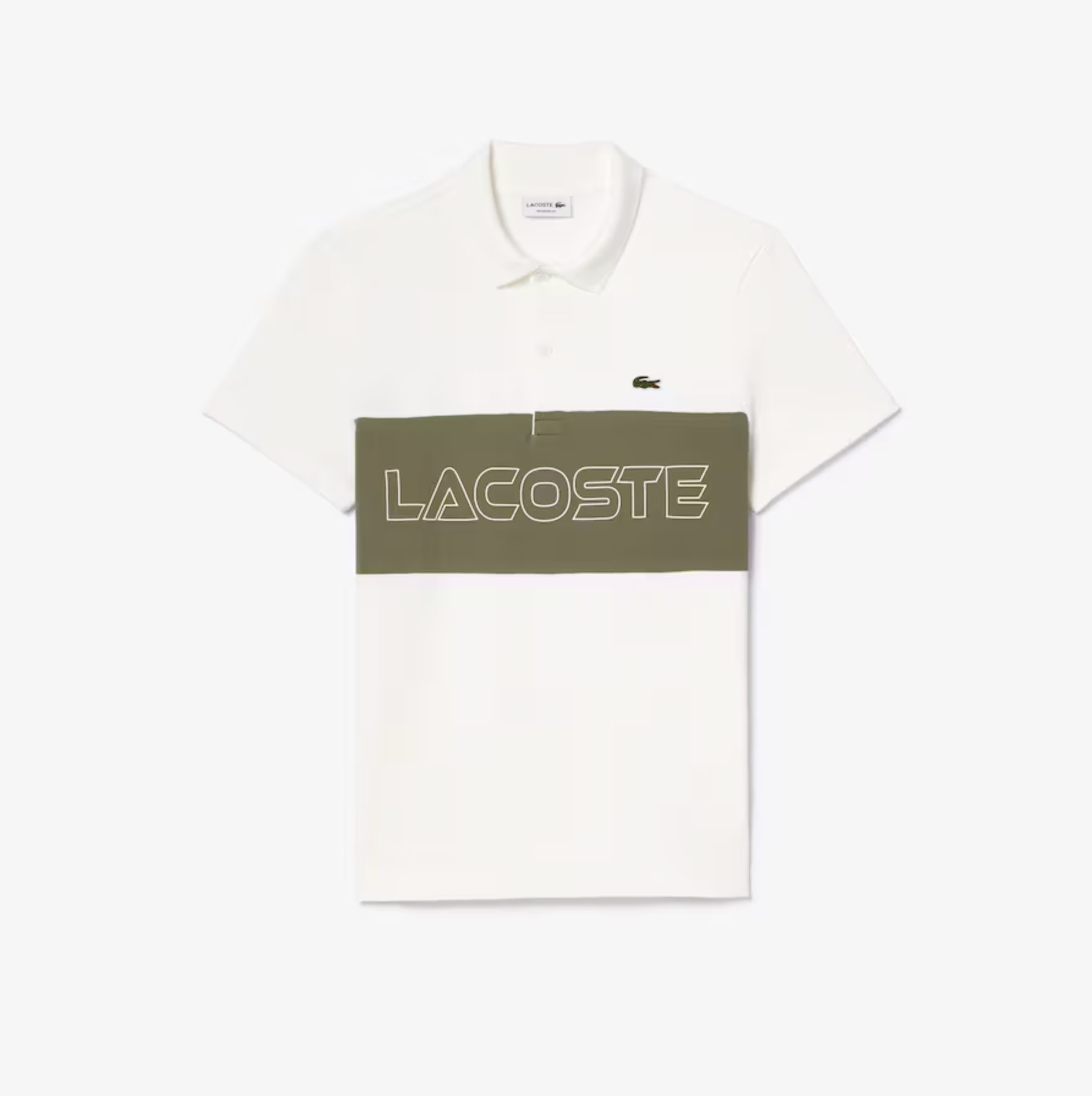 Lacoste Polo T-Shirt - Stretch Pique Colorblock - White - PH1470-51