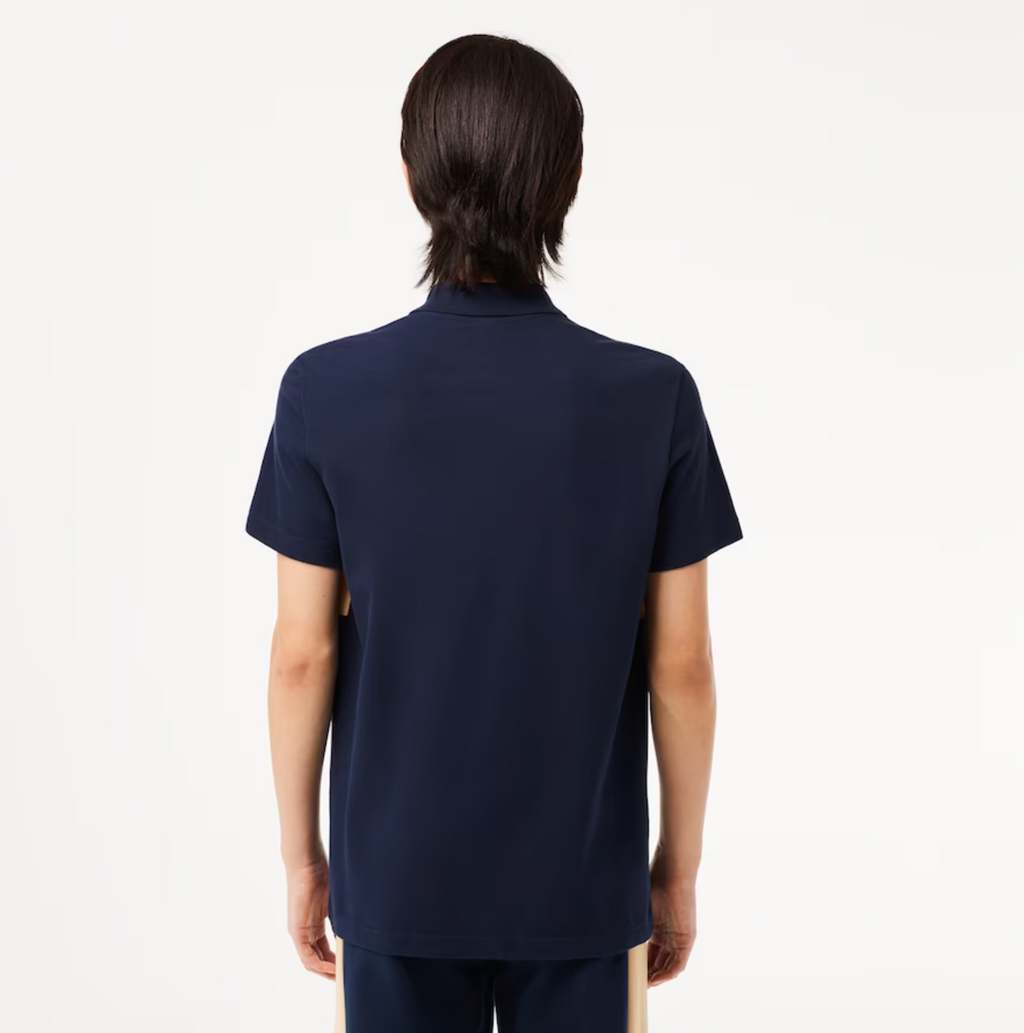 Lacoste Polo T-Shirt - Stretch Pique Colorblock - Navy - PH1470-51