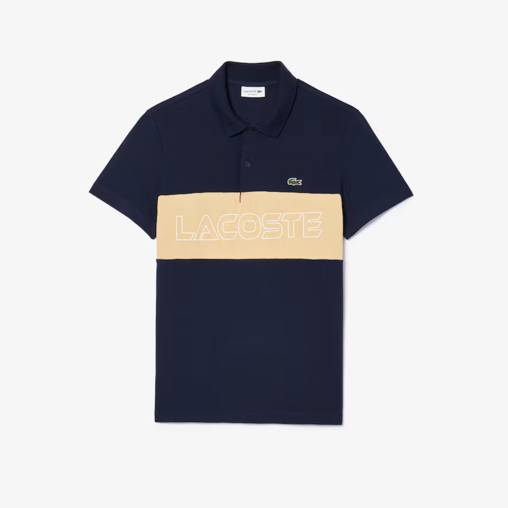 Lacoste Polo T-Shirt - Stretch Pique Colorblock - Navy - PH1470-51