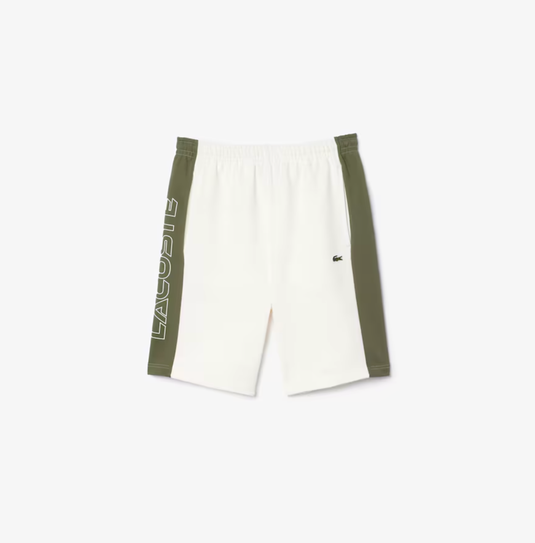 Lacoste Shorts -  Men's Colorblock Fleece - White - GH1434-51