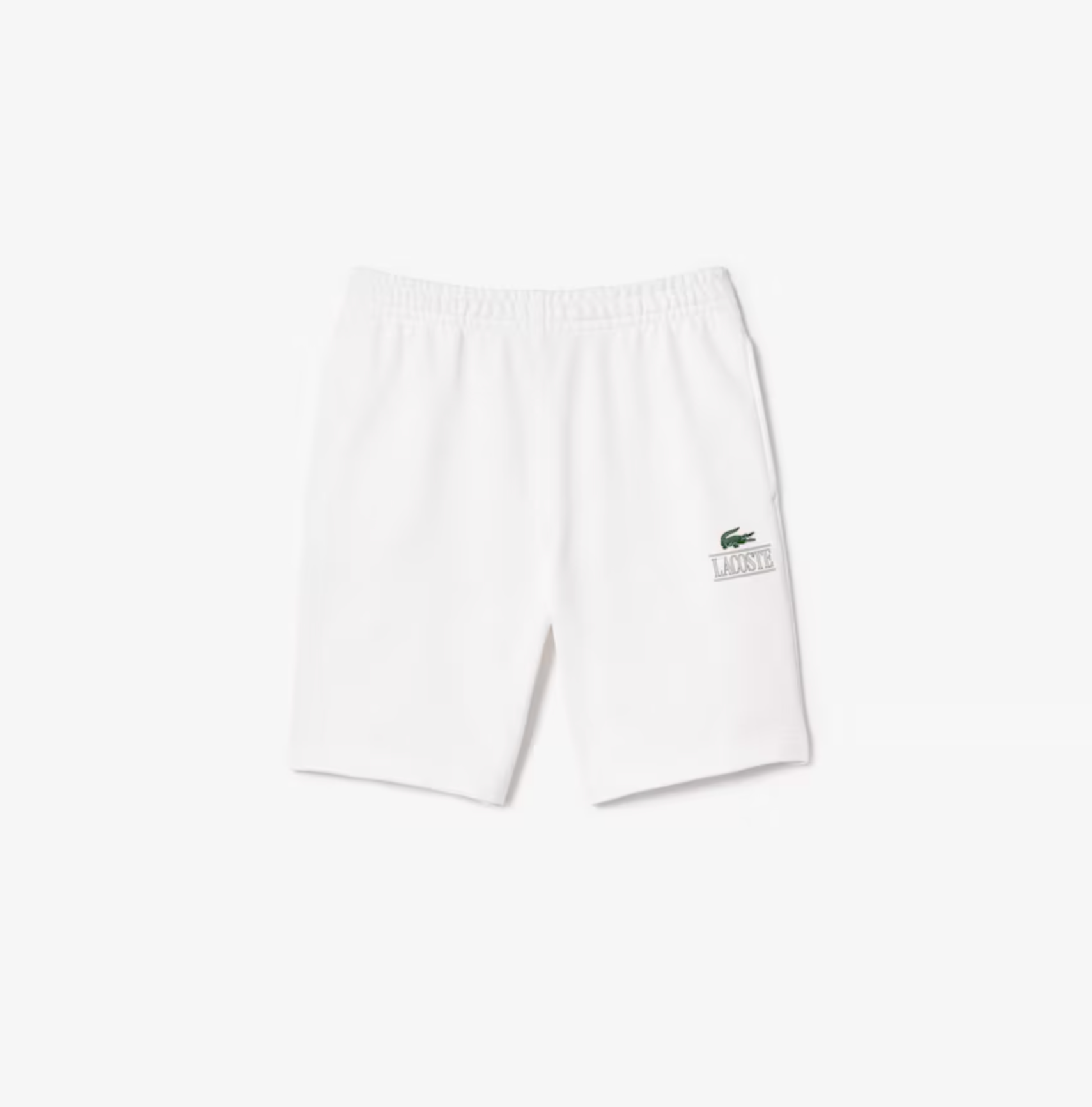Lacoste Shorts - Signature Print - White  - GH1220-51