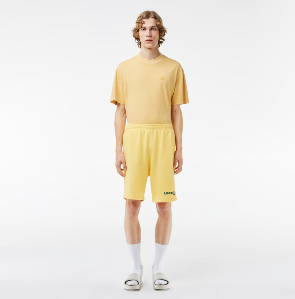 Lacoste Shorts - Men's Washed Effect - Yellow  - GH7526-51