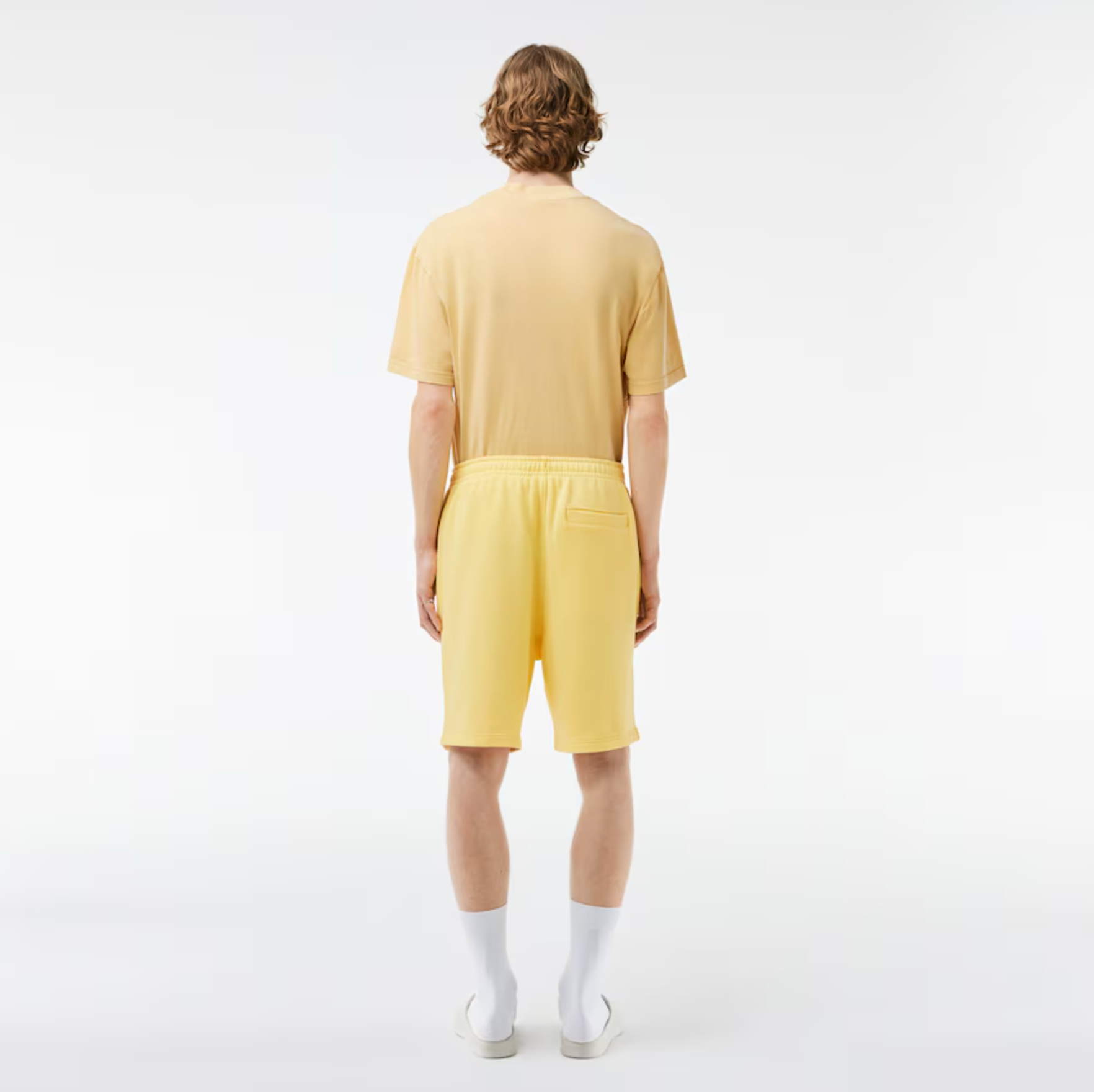 Lacoste Shorts - Men's Washed Effect - Yellow  - GH7526-51