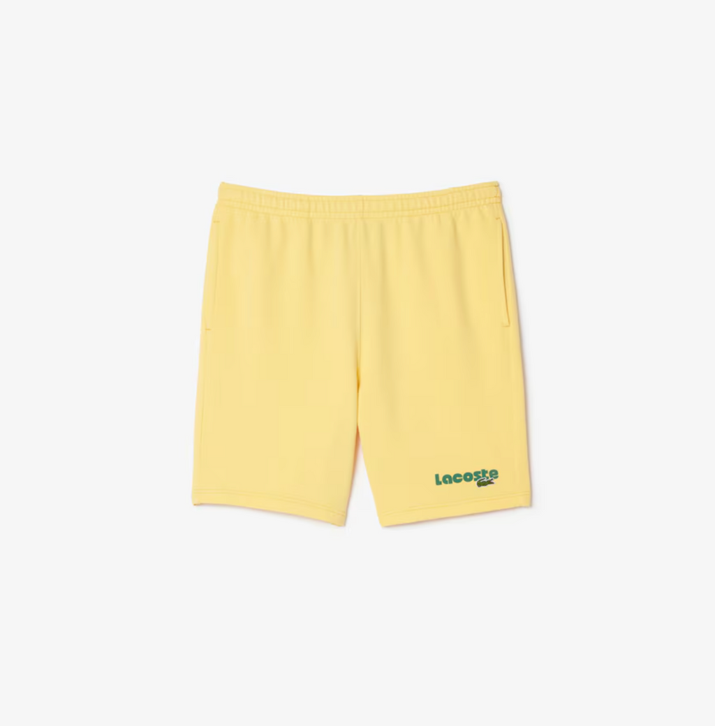 Lacoste Shorts - Men's Washed Effect - Yellow  - GH7526-51