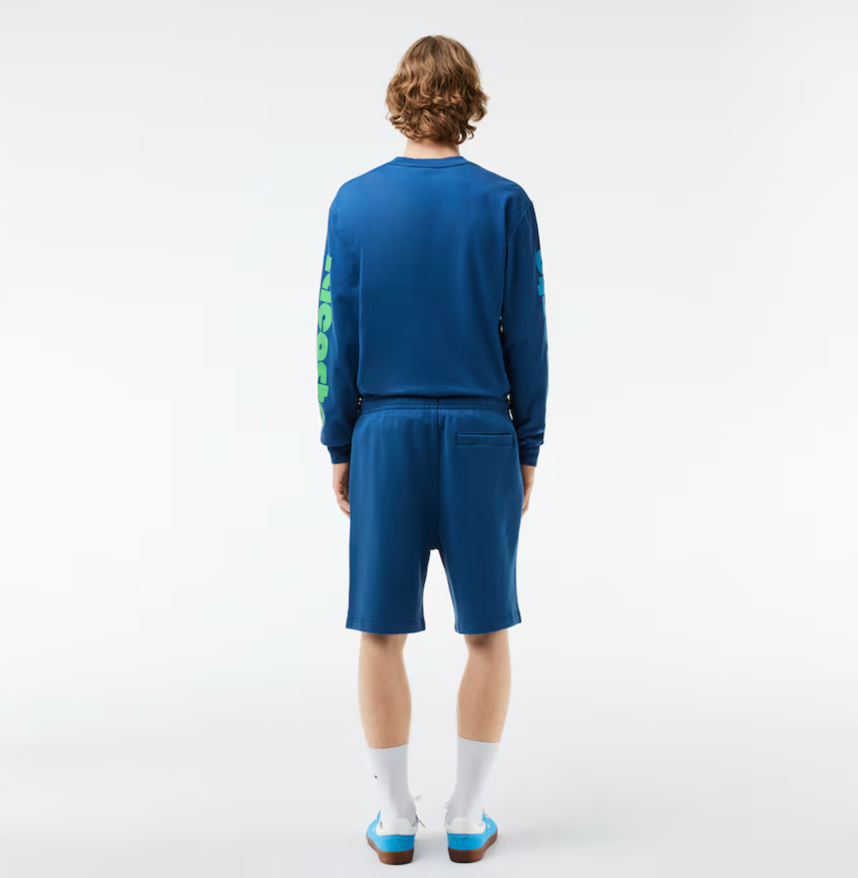 Lacoste Shorts - Men's Washed Effect - Blue - GH7526-51